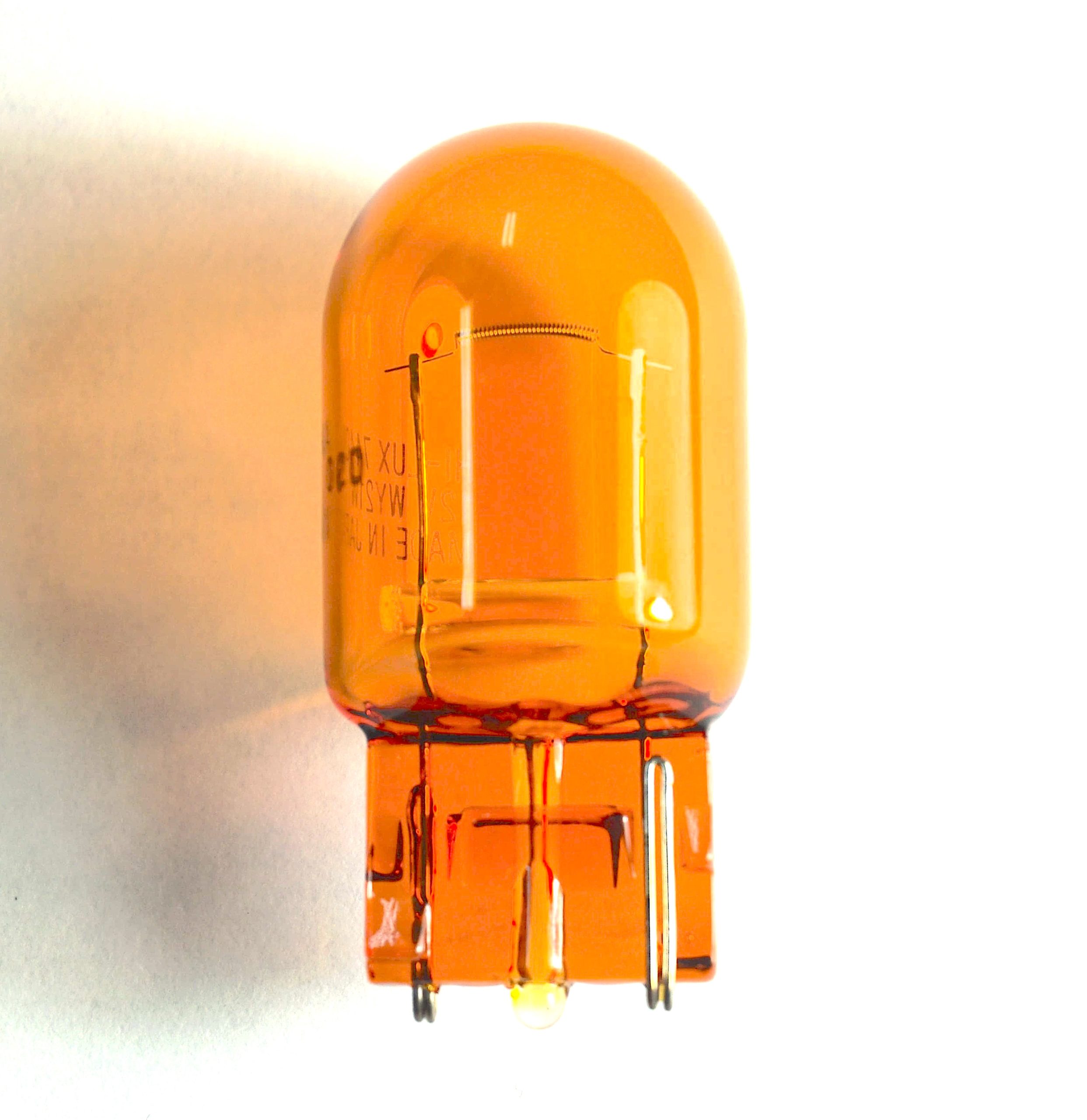 12V 21W T20 AMBER WEDGE